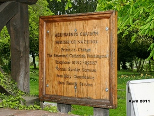 2011 Photo Tour of All Saints Church Nazeing